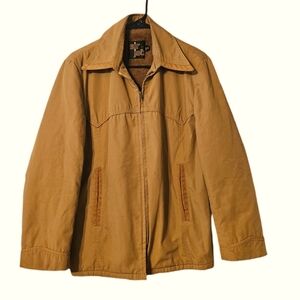 Sir Jac Brown Mens Jacket Fleece Lined  Size 38